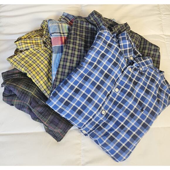 Ralph Lauren Boys Shirts Lot Of 5 Long Sleeve Button down Size 14/16 - Picture 1 of 16
